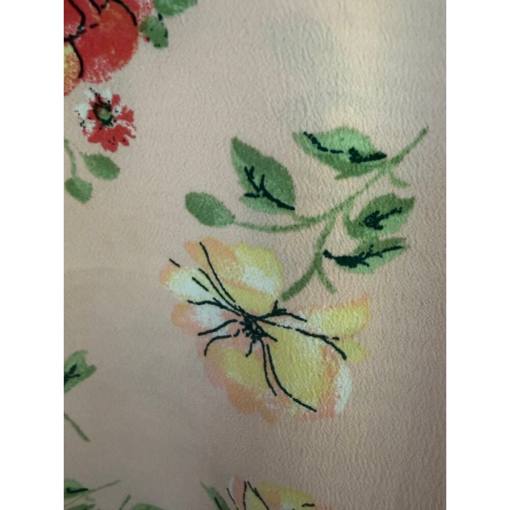 Mine Blush Floral Cold Shoulder Top | Size L - Picture 6 of 6